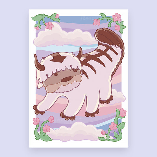 Appa Sky Bison Art Print