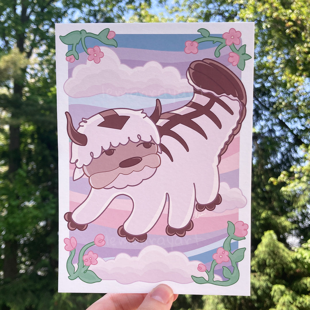 Appa Sky Bison Art Print
