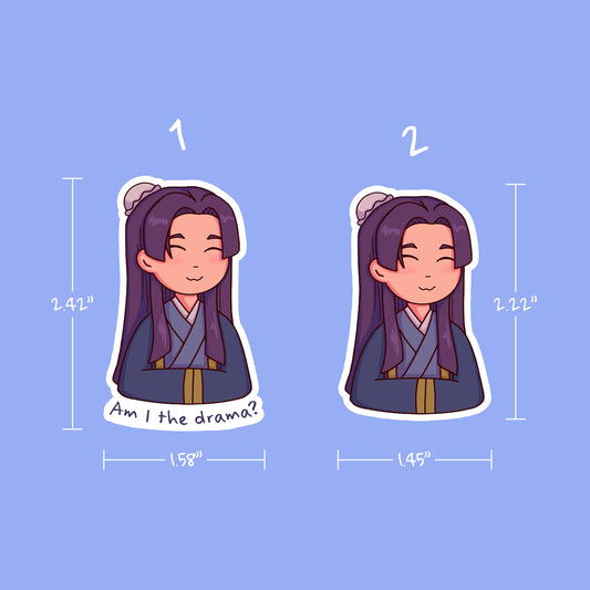 Jinshi "Am I the Drama" Sticker