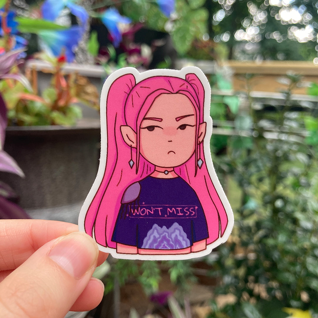 Kpop Demon Hunters HUNTR/X Inspired Stickers | Rumi, Mira, Zoey