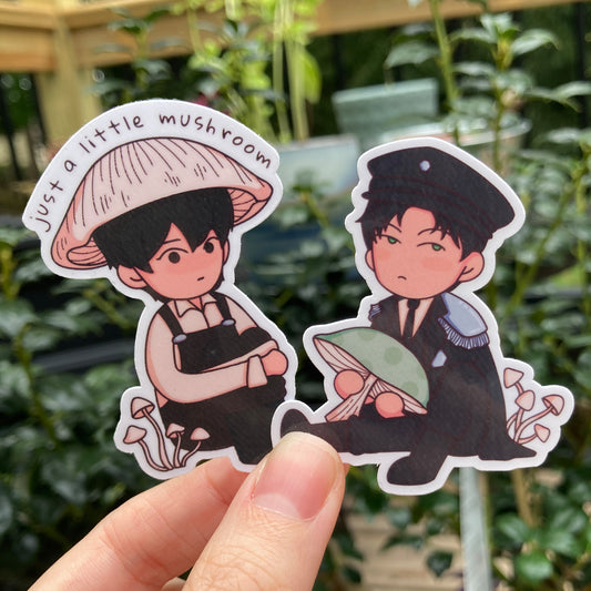 Little Mushroom Xiao Mo Gu Inspired Stickers