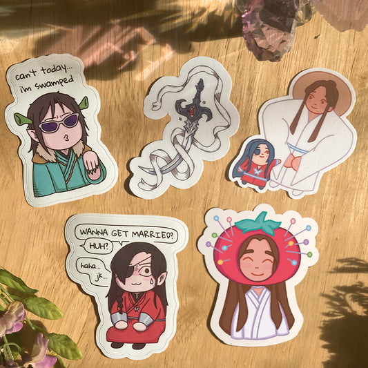 HuaLian TGCF Inspired Stickers