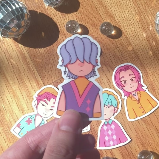 SAJA BOYS Inspired Stickers | Kpop Demon Hunters